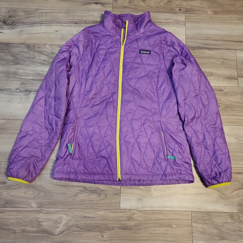 Patagonia Nano Puffer Jacket GIRLS  Teens XXL 16 18 Purple